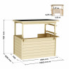 Cabane en bois pour enfants – Playa - Dimensions