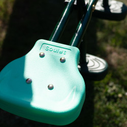Portique en bois traité multi-activités Violette – avec toboggan, balançoires, vis à vis et agrès bateau