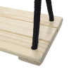 Balançoire en bois – 1,95m à 2,35m - Zoom sur l'assise bois