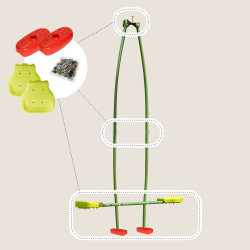 Kit pour vis-à-vis avec assises, repose pieds et visserie - Pièces détachées