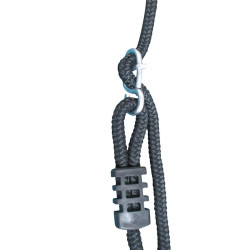 Siège balançoire bébé en bois perles – Agrès pour portiques 1m95 à 2m35 - Système de réglage de la hauteur de l'agrès