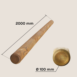 Poutre non percée 200 cm pour portiques et stations - Pièces détachées