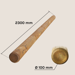 Poutre non percée 230 cm pour portiques et stations - Pièces détachées