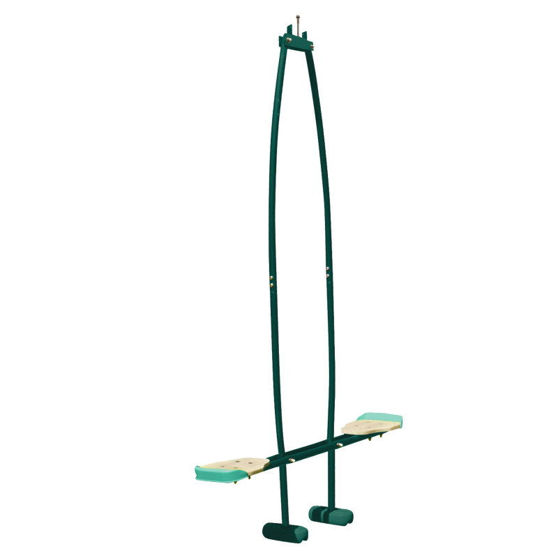 H2i Connecteur mural carré pour balançoire - 90-90 mm - Vert A121 - Jeux - Jouets