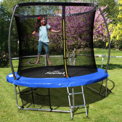 Trampoline avec filet de protection pour enfants 2m44