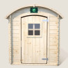 Petite cabane en bois 2 enfants - Patty - Vue de face