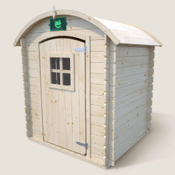 Petite cabane en bois 2 enfants - Patty - Vue 3/4 gauche