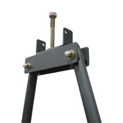 Balançoire vis-à-vis deux enfants en métal - Agrès pour portiques bois à poutres carrées 2m24 - Pour poutre carrée 9 x 9 cm