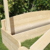 Bac A Sable Bateau - 1 espace de rangement sous le banc