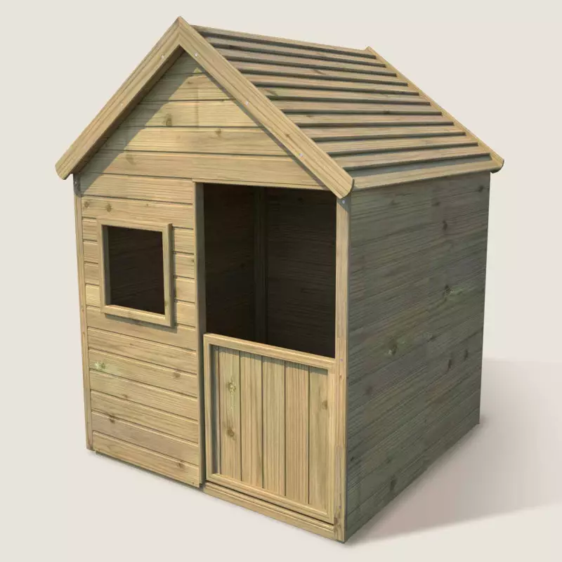 Cabane en bois Marina Soulet pour petit jardin