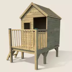 Cabane en bois traité sur pilotis pour enfants WINNY