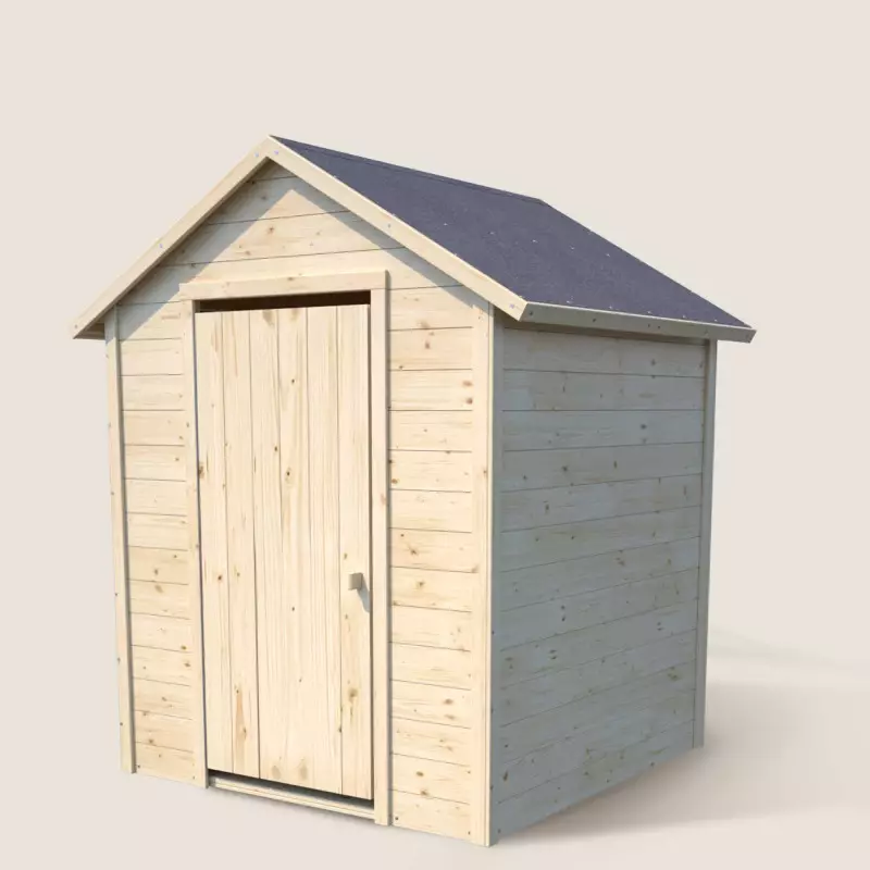 Cabane en bois Garance avec fenêtre et boîte aux lettres Soulet