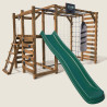 Portique multisport ACHILLE avec toboggan et plateforme vue principale