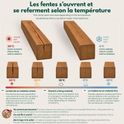 Balançoire HERA en bois Soulet avec toboggan, tipi et siège bébé 3 agrès - Pédagogie poutre autoclave