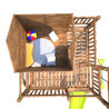 Casita de juegos para niños con columpios - COTTAGE
