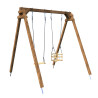Columpio cuadrado de madera, Objectif Nature 2 equipamientos - Ambre
