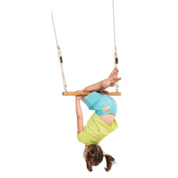 Trapecio de Madera con Cuerdas de Cáñamo Sintético - 36 x 600 mm