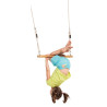 Trapecio de Madera con Cuerdas de Cáñamo Sintético - 36 x 600 mm