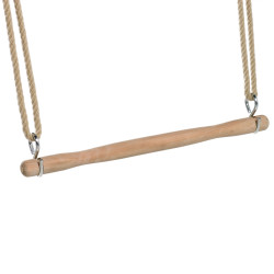 Trapecio de Madera con Cuerdas de Cáñamo Sintético - 36 x 600 mm