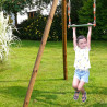 Trapèze en métal (agrès) pour portique en bois 40 cm - Soulet - Pour 1 enfant de 3 à 12 ans, 50 kg max
