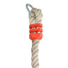 Corde à nœuds pour portique 2,40m (agrès) - Soulet - Anneau résistant en métal