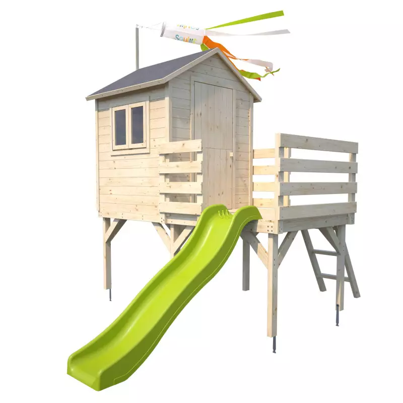 Casita con tobogan para niños on sale