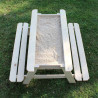 Table en bois pour enfant avec bac à sable intégré - Soulet - Table avec bac à sable intégré