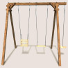 Columpio cuadrado de madera, Objectif Nature 3 equipamientos - Ulysse