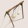 Columpio cuadrado de madera, Objectif Nature 3 equipamientos - Ulysse