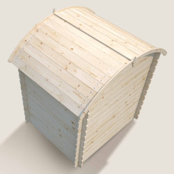 Pequeña cabaña de madera para 2 niños - Patty