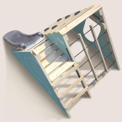 Zona de juegos olímpica de madera para bebés - Hércules