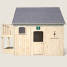 Cabaña alta de madera sobre pilotes para niños - Duplex