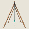 Columpio de madera con escalera y columpio de 3 piezas - Arthur