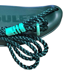 Portico de madera con columpio balancín y tobogán - Nigel - Zoom columpio