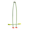 Columpio de metal para dos niños - Columpio de madera 2m22
