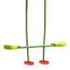 Columpio de metal para dos niños - Columpio de madera 2m22
