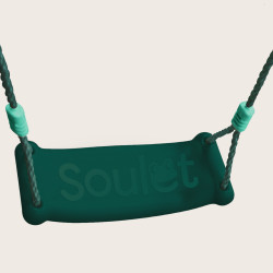 Columpio de plástico verde (aparato) - Soulet