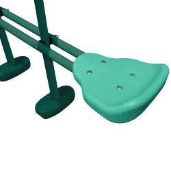 Columpio infantil de acero de 3 piezas - Malo