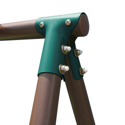 Columpio de acero Malo - 3 piezas - Verde menta