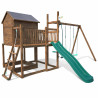 Casita de juegos para niños con columpios - COTTAGE