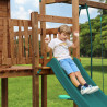 Casita de juegos infantil con columpios - COTTAGE