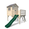 Cabaña de madera sobre pilotes con tobogán para niños – Joséphine