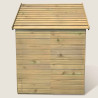 Casita de juegos de madera tratada con suelo y puerta infantil - Marina