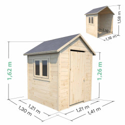 Casita de juegos de madera para niños – Garance