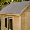 Cabaña de madera con mesa para niños – Tiana