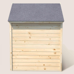 Cabaña de madera con pérgola para niños - Alpaga