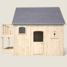 Cabaña alta de madera sobre pilotes para niños - Duplex