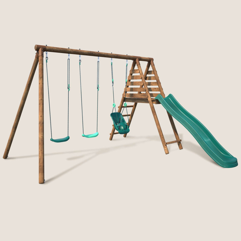 Parque infantil de madera...