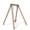 Pequeño columpio de madera con 1 columpio - Hanna