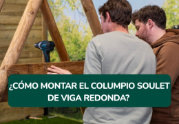 ¿Cómo montar el columpio Soulet de viga redonda?